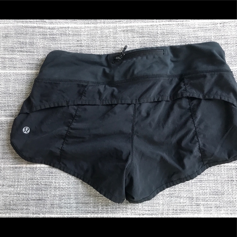 Lululemon Black Running Shorts